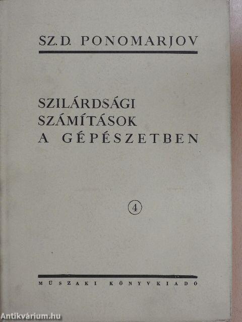 Szilárdsági számítások a gépészetben 4.