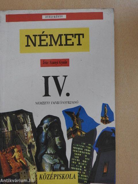 Német nyelvkönyv IV.