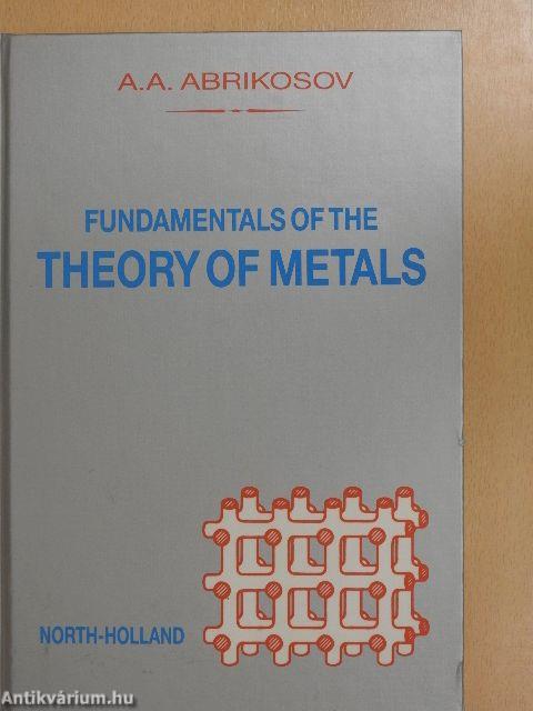 Fundamentals of the Theory of Metals