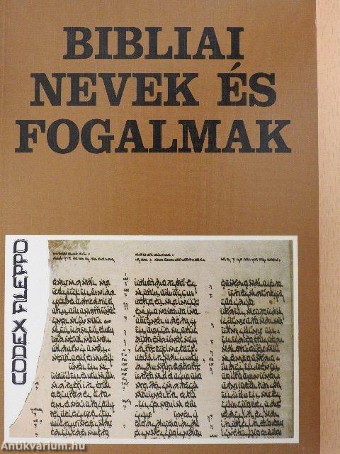 Bibliai nevek és fogalmak
