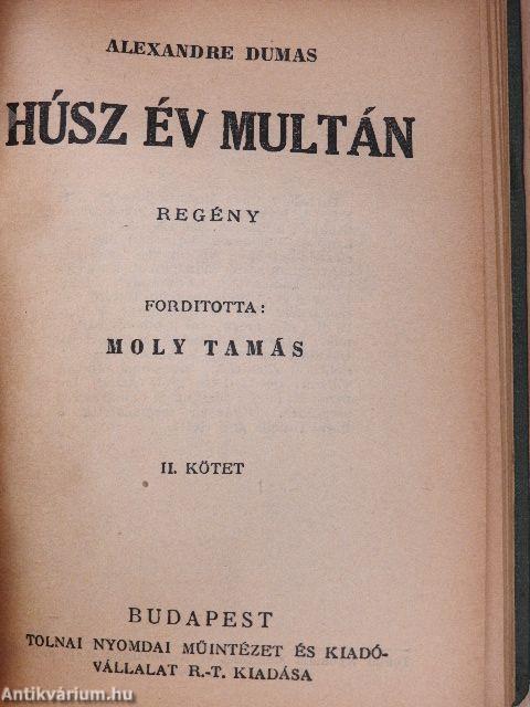 Húsz év multán I-III.