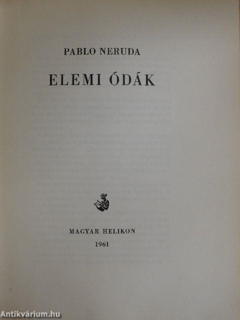 Elemi ódák