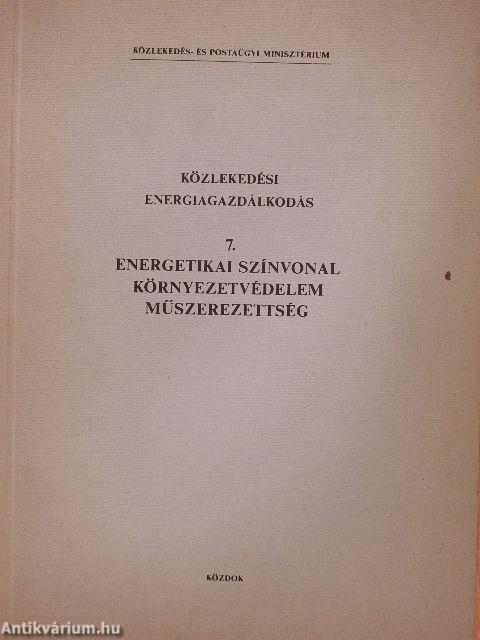 Közlekedési energiagazdálkodás 7.