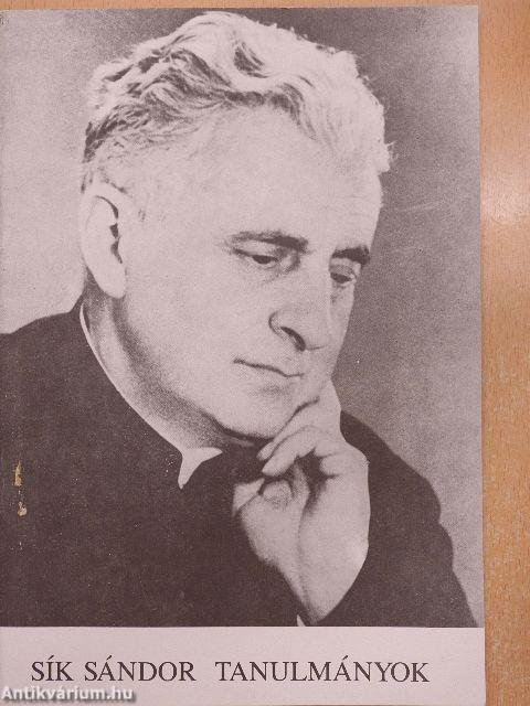 Sík Sándor tanulmányok