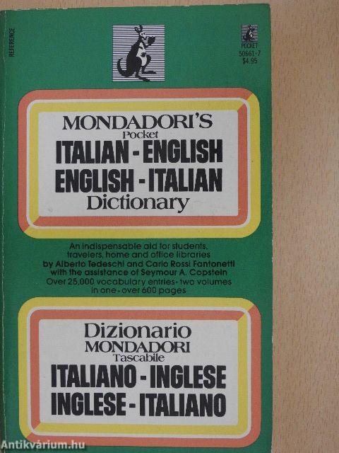 Mondadori's Pocket Italian-English/English-Italian Dictionary