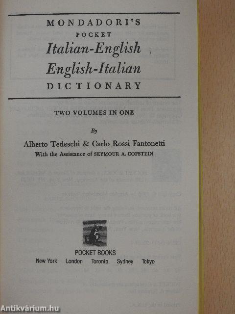 Mondadori's Pocket Italian-English/English-Italian Dictionary