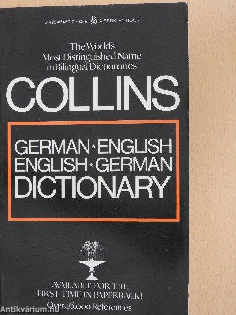 Collins German-English/English-German Dictionary