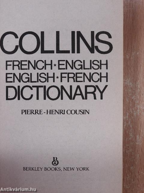 Collins French-English/English-French Dictionary