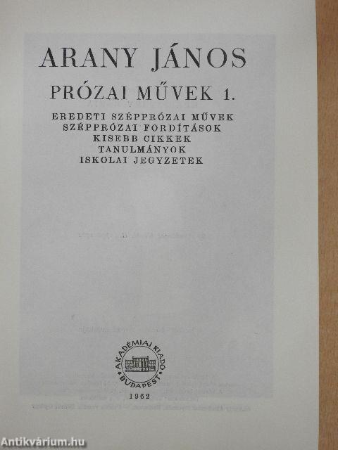 Arany János összes művei X.