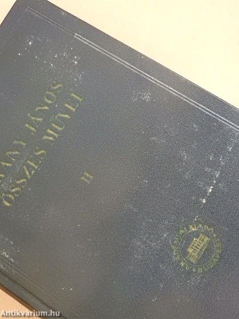 Arany János összes művei II.