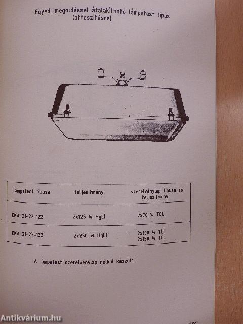 Nátriumlámpás közvilágítás III.