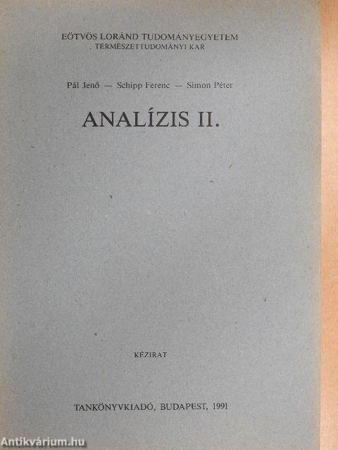 Analízis II.