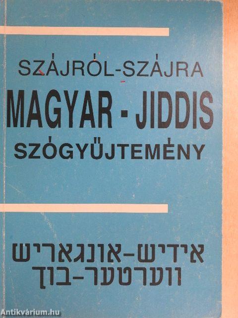 Magyar-jiddis szógyűjtemény