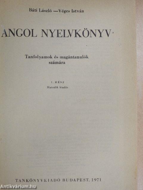 Angol nyelvkönyv I.