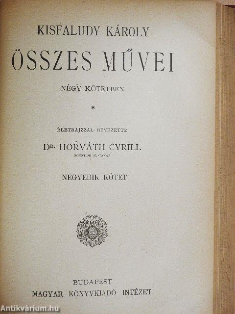 Kisfaludy Károly összes művei 1-4.