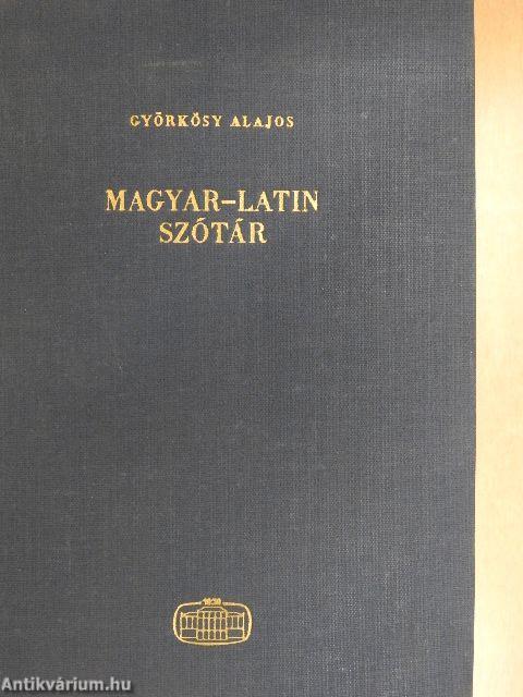 Magyar-latin szótár