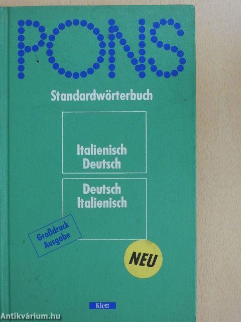 PONS Standardwörterbuch Italienisch-Deutsch/Deutsch-Italienisch