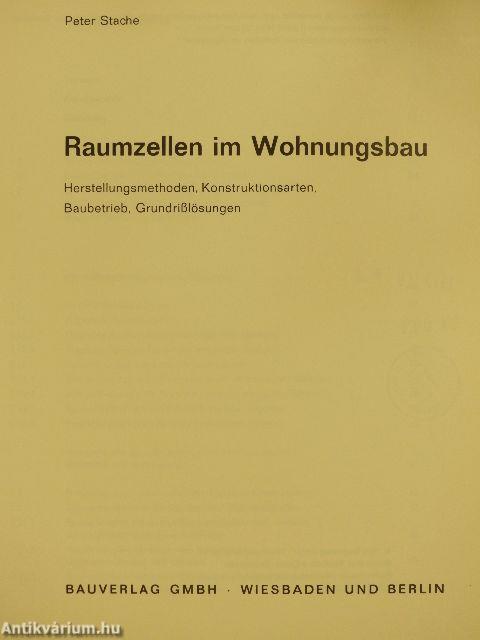 Raumzellen im Wohnungsbau