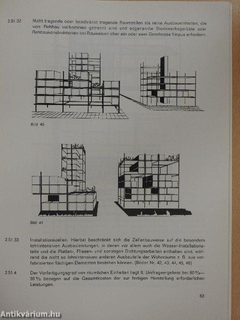 Raumzellen im Wohnungsbau