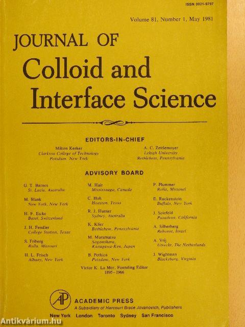 Journal of Colloid and Interface Science, May 1981