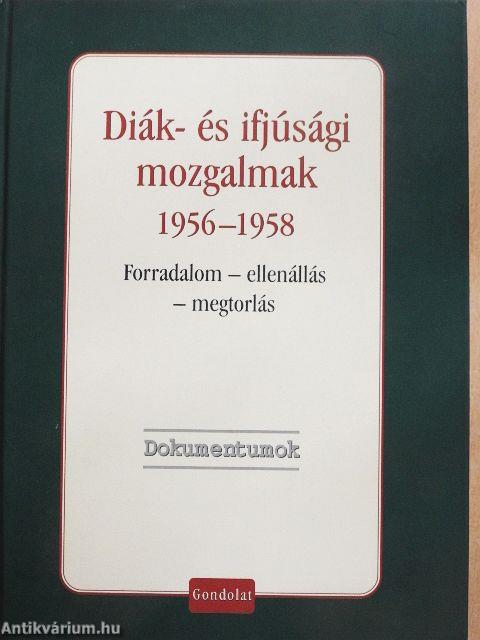 Diák- és ifjúsági mozgalmak 1956-1958