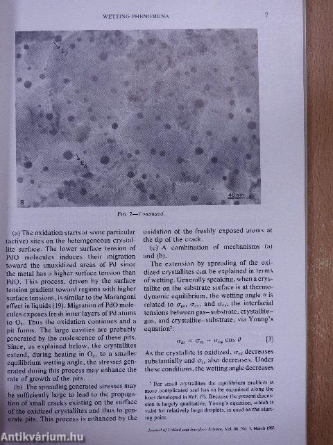 Journal of Colloid and Interface Science, March 1982