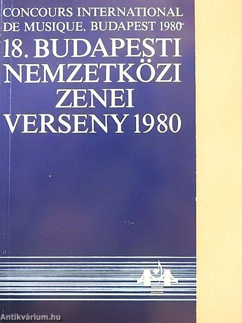 18. Budapesti Nemzetközi Zenei Verseny