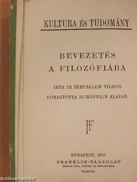 Bevezetés a filozófiába