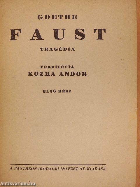 Faust I-II.