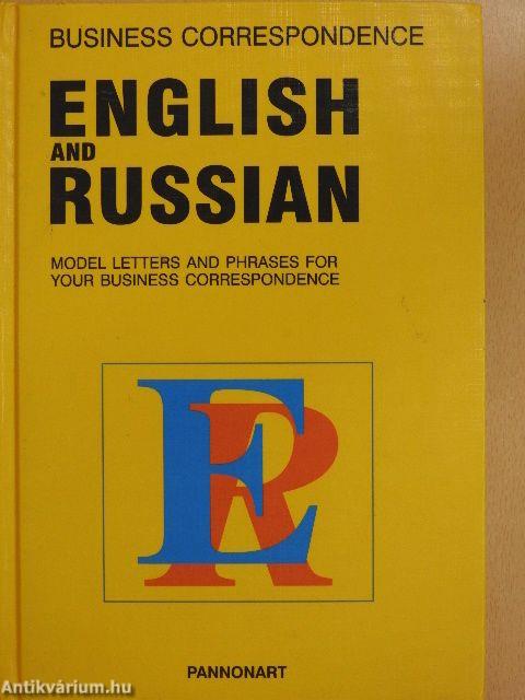 Busines correspondence English and Russian