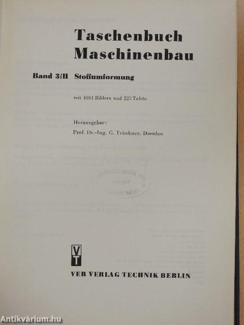 Taschenbuch Maschinenbau 3/II.