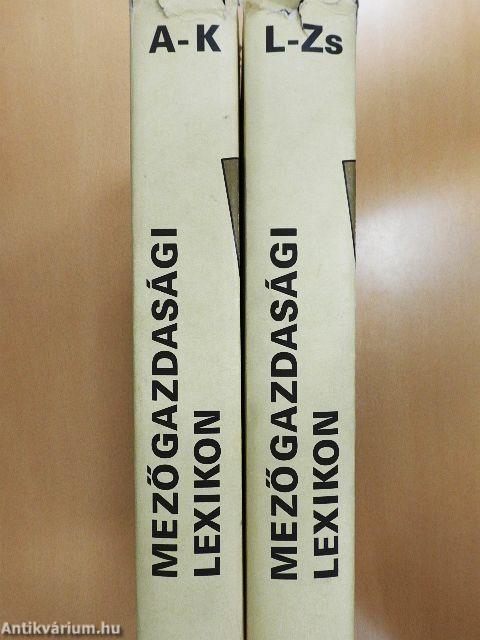 Mezőgazdasági Lexikon I-II.