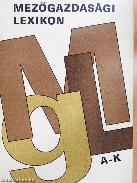 Mezőgazdasági Lexikon I-II.