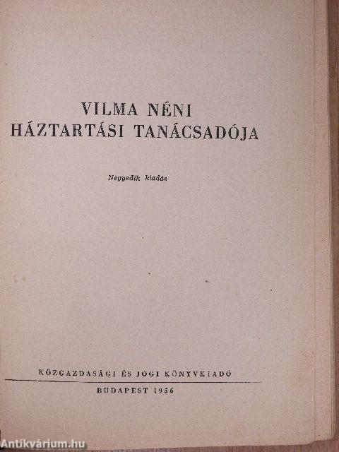 Vilma néni háztartási tanácsadója