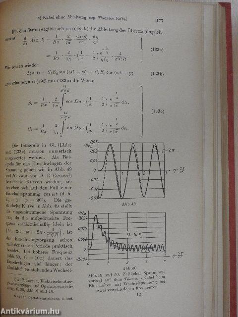 Operatorenrechnung und Laplacesche Transformation Nebst Anwendungen in Physik und Technik