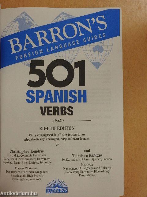 501 Spanish Verbs