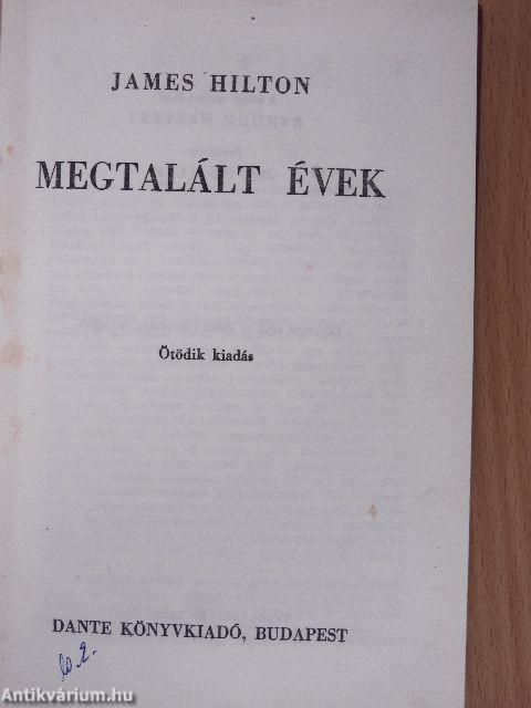 Megtalált évek