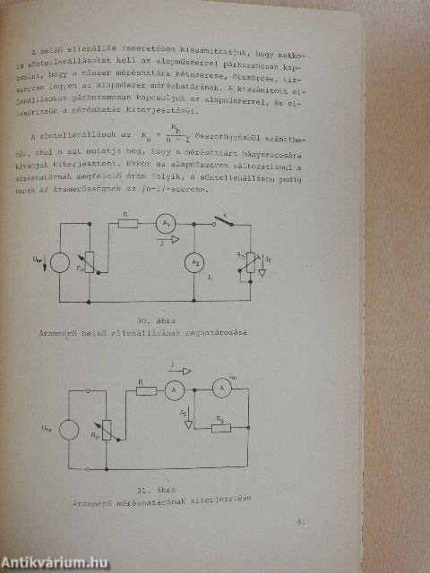 Egyenáramú alapmérések