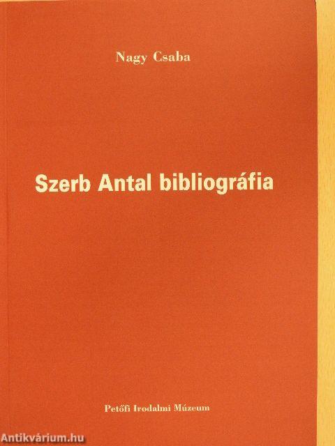 Szerb Antal bibliográfia