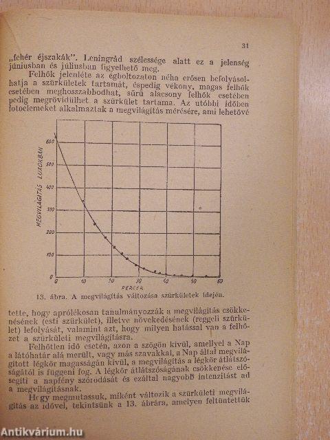 A légkör optikai jelenségei