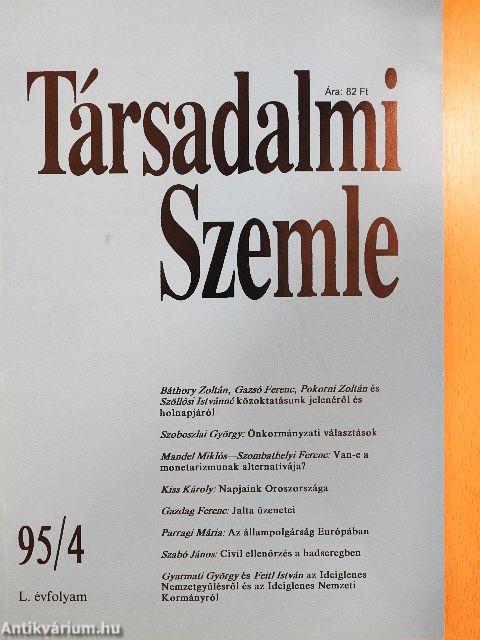 Társadalmi Szemle 1995. április