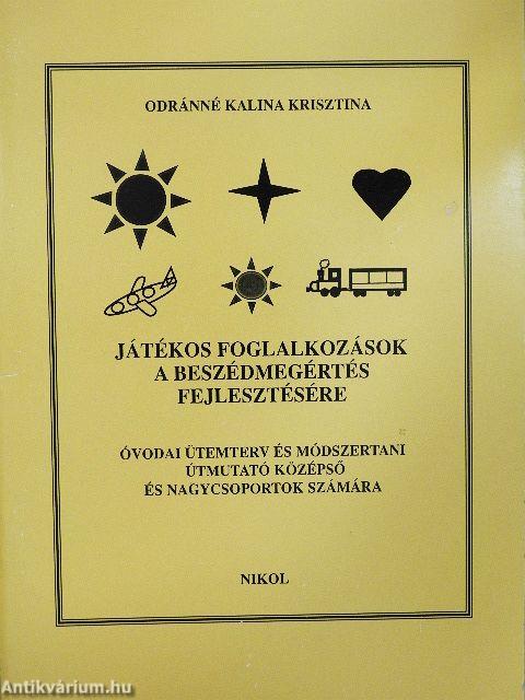 Játékos foglalkozások a beszédmegértés fejlesztésére