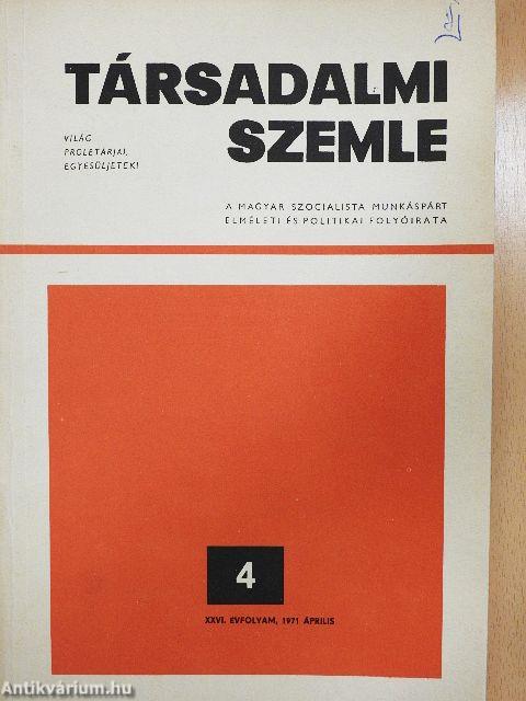 Társadalmi Szemle 1971. április