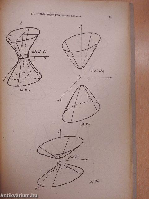 Műszaki matematikai gyakorlatok A. VI.