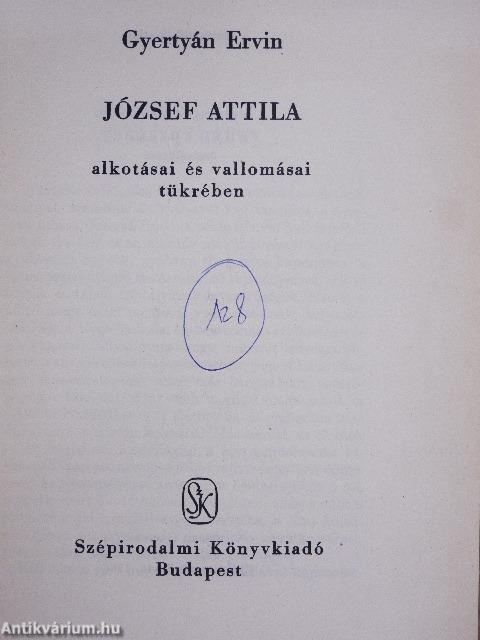 József Attila alkotásai és vallomásai tükrében