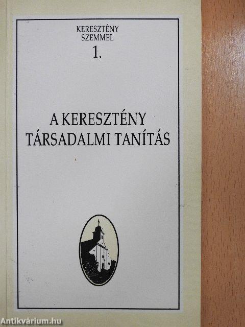 A keresztény társadalmi tanítás