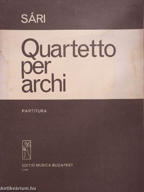 Quartetto per archi