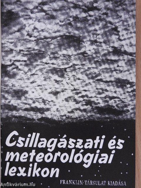 Csillagászati és Meteorológiai Lexikon