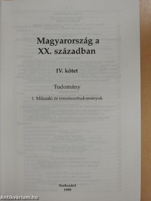 Magyarország a XX. században IV.