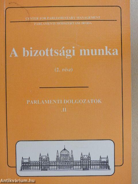 A bizottsági munka 2.